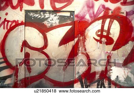 graffiti, blurred, France, concrete wall, calf, art View Large Photo Image Stock Photo - graffiti, blurred, France, concrete wall, calf, art. Fotosearch