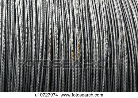 Picture - Iron, production, metal, industry, iron rod, hank, skein. Fotosearch