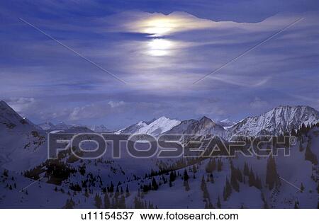 Stock Photo - blue, idyllic, day, dawn, aichner. Fotosearch