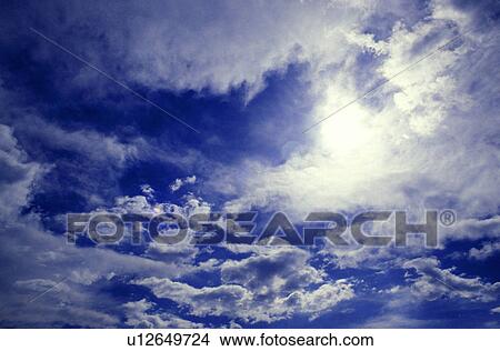 Picture - cloud, background, cellar, blue, blauphoton, alexander. Fotosearch