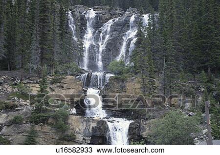 Waterfall View Large Photo Image Stock Image - Waterfall. Fotosearch