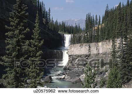 Waterfall View Large Photo Image Stock Image - Waterfall. Fotosearch
