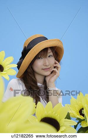 Stock Photography - Close-up of a teenage girl. Fotosearch