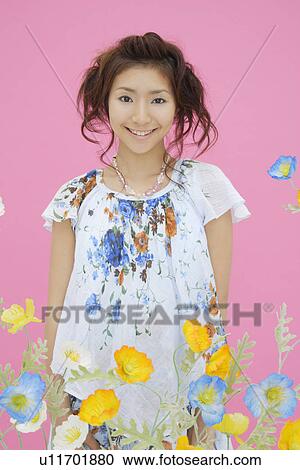 Portrait of a teenage girl View Large Photo Image Stock Image - Portrait of a teenage girl. Fotosearch