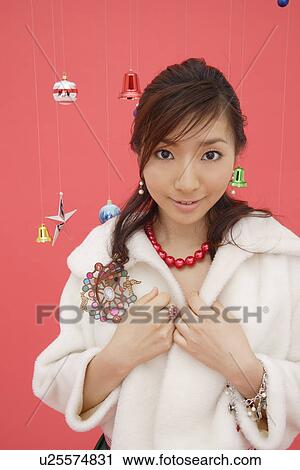 Stock Image - Portrait of a teenage girl. Fotosearch
