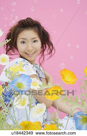 Portrait of a teenage girl View Large Photo Image Stock Photo - Portrait of a teenage girl. Fotosearch