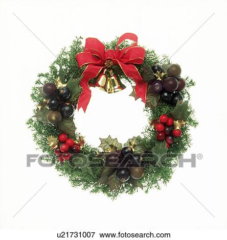 Close-up of a beautiful wreath View Large Photo Image Stock Photo - Close-up of a beautiful wreath. Fotosearch