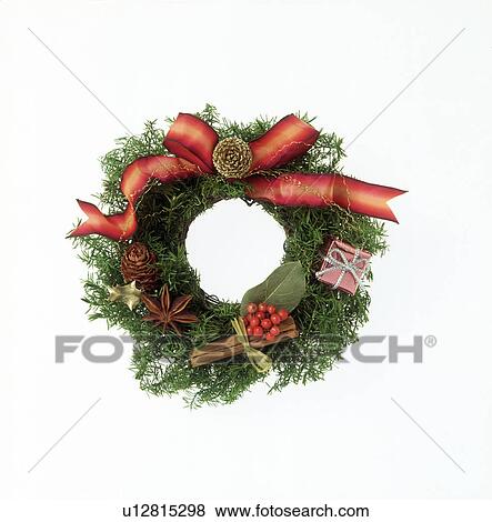 Close-up of a wreath View Large Photo Image Stock Photo - Close-up of a wreath. Fotosearch