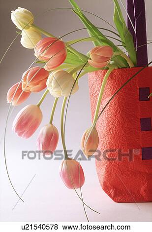 Stock Photo - Close-up of a flowerpot. Fotosearch