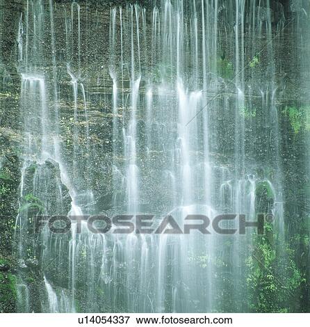 View of a waterfall View Large Photo Image Stock Photo - View of a waterfall. Fotosearch