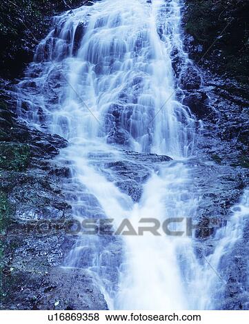 View of a waterfall View Large Photo Image Stock Photo - View of a waterfall. Fotosearch