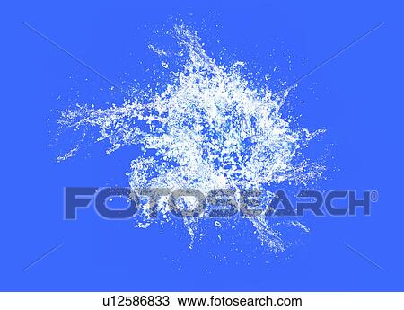 View of splattered water (digital composite) View Large Photo Image Stock Image - View of splattered water (digital composite). Fotosearch