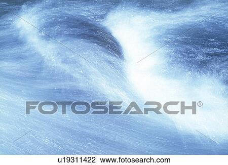 Stock Image - View of water flowing. Fotosearch