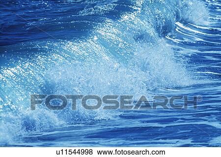Stock Photo - View of waves. Fotosearch