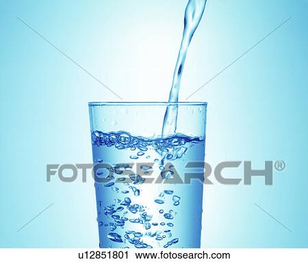 Water being filled into a glass View Large Photo Image Stock Image - Water being filled into a glass. Fotosearch