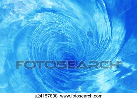 Stock Photo - Close view of whirling water. Fotosearch