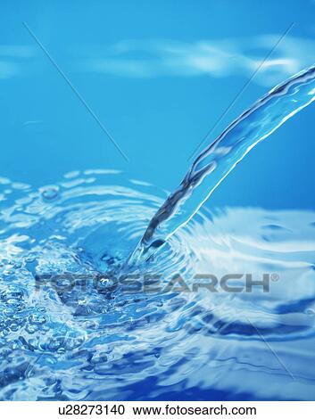 High angle view of flowing water View Large Photo Image Stock Image - High angle view of flowing water. Fotosearch