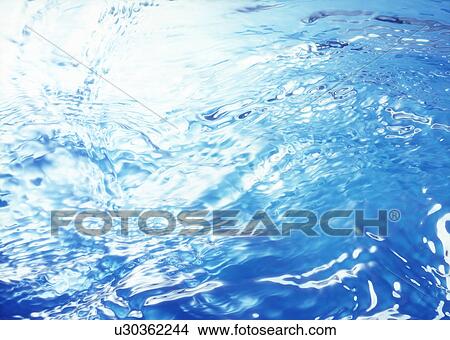 Picture - High angle view of water. Fotosearch