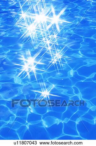 Stock Image - View of pool water. Fotosearch