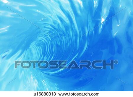 Stock Image - View of whirling water. Fotosearch