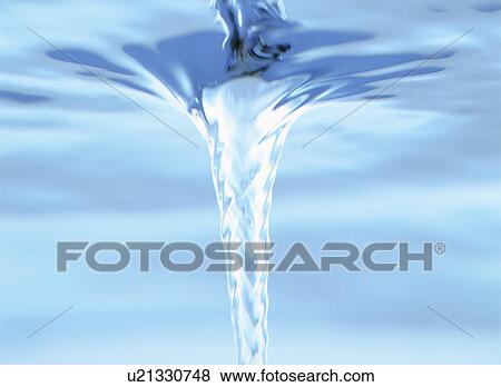 Stock Photo - View of whirling water. Fotosearch