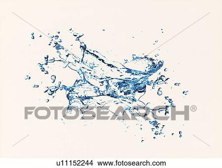 View of splattered water digital composite View Large Photo Image Picture - View of splattered water digital composite. Fotosearch