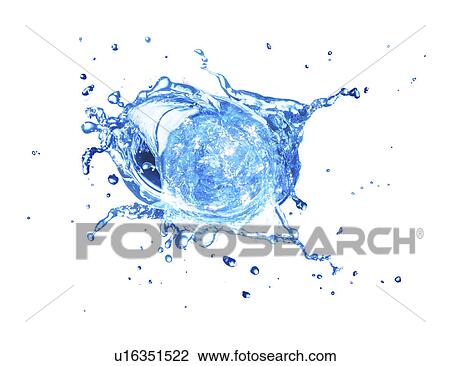 View of splattered water digital composite View Large Photo Image Stock Image - View of splattered water digital composite. Fotosearch