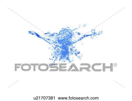 View of splattered water digital composite View Large Photo Image Stock Image - View of splattered water digital composite. Fotosearch