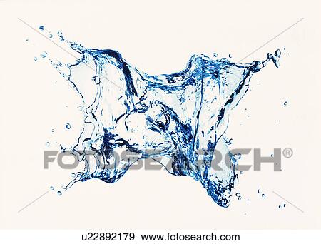 View of splattered water digital composite View Large Photo Image Stock Photo - View of splattered water digital composite. Fotosearch