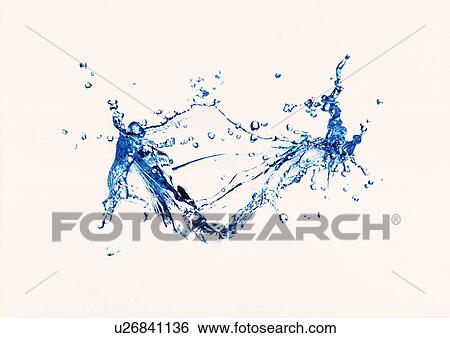 View of splattered water digital composite View Large Photo Image Stock Photograph - View of splattered water digital composite. Fotosearch