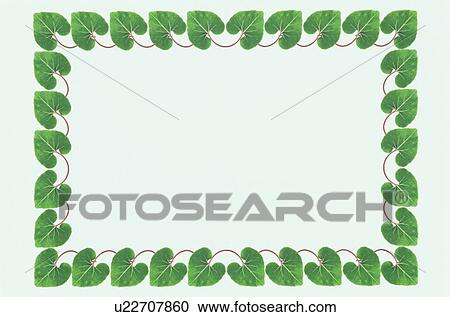 Stock Image - Square Green Frame. Fotosearch