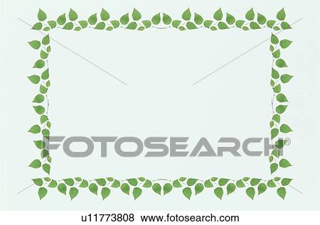 The Square Frame Of Green Leaves View Large Photo Image Stock Photo - The Square Frame Of Green Leaves. Fotosearch