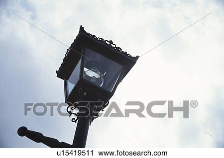 Stock Image - A Streetlight And The Sky. Fotosearch