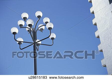 Stock Image - A Streetlight And The Sky. Fotosearch