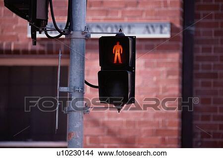 Picture - Do Not Walk Sign. Fotosearch
