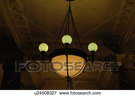 Stock Photo - Hanging Lampshade. Fotosearch