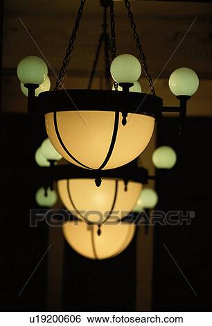 Hanging Lampshades View Large Photo Image Stock Photograph - Hanging Lampshades. Fotosearch