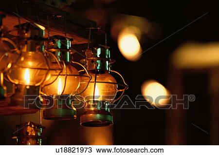 Stock Image - Oil Lamps. Fotosearch