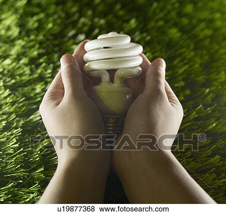 Person Holding Energy Saving Lightbulb View Large Photo Image Stock Photo - Person Holding Energy Saving Lightbulb. Fotosearch