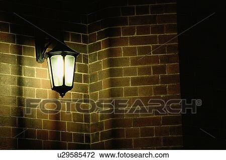 Street Light At Night View Large Photo Image Stock Image - Street Light At Night. Fotosearch