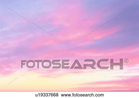Stock Photo - Morning Sky With Clouds. Fotosearch