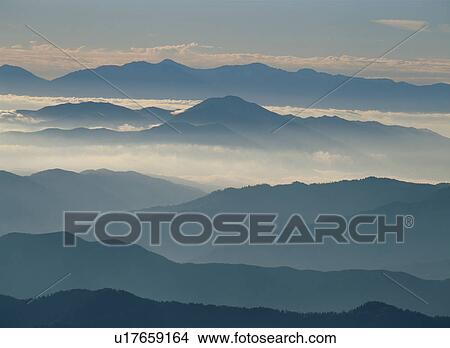 Mountains At Dawn View Large Photo Image Picture - Mountains At Dawn. Fotosearch