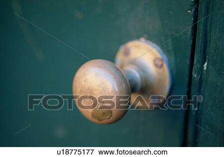 Stock Photo - Metal Doorknob. Fotosearch