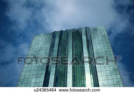 Reflections On Glass Building View Large Photo Image Picture - Reflections On Glass Building. Fotosearch