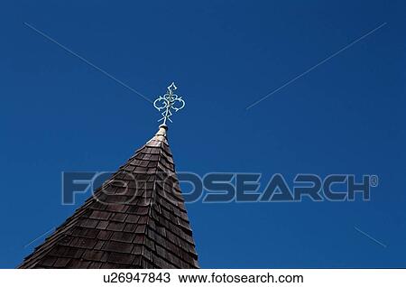 Stock Image - Steeple Against Sky. Fotosearch