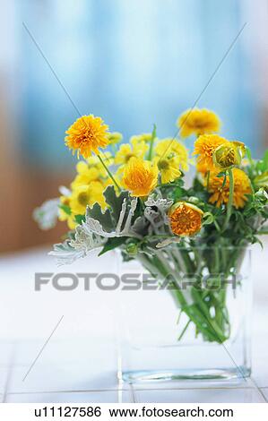 Stock Photograph - Flower bouquet in vase. Fotosearch
