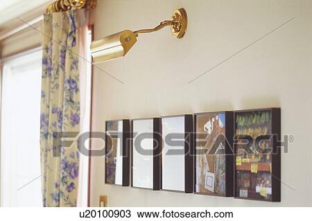 Picture frames on wall View Large Photo Image Stock Image - Picture frames on wall. Fotosearch