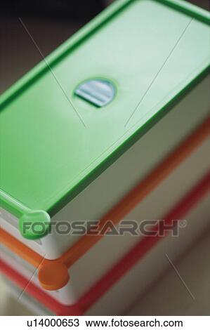 Stock Image - Plastic boxes. Fotosearch
