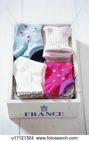 Picture - Socks in a box. Fotosearch