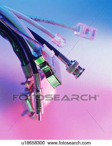 Stock Image - Close up of wires and pins. Fotosearch